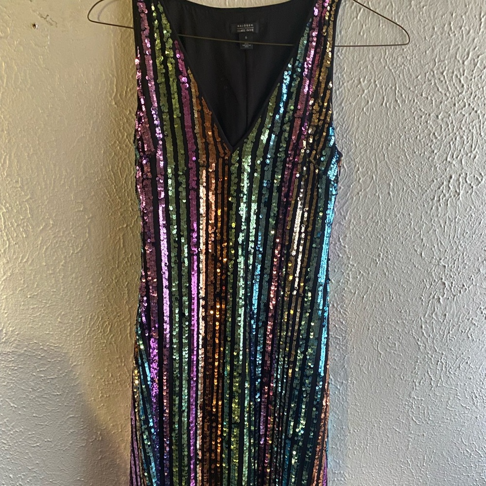 Halogen x Atlantic pacific midi sequins dress